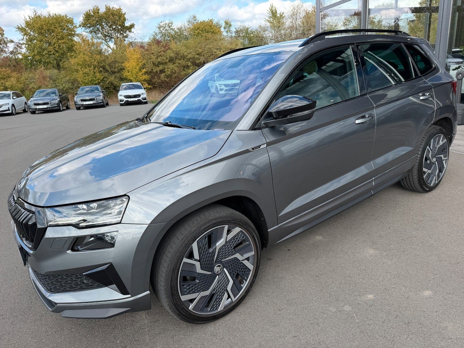 SKODA Karoq 2,0TDi Sportline 4x4 Leder 19" Pano AHK – Ansicht 1