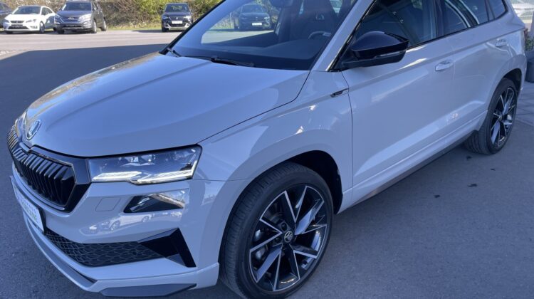 Karoq 2,0TSi Sportline 4×4 Pano 19″Canton AHK