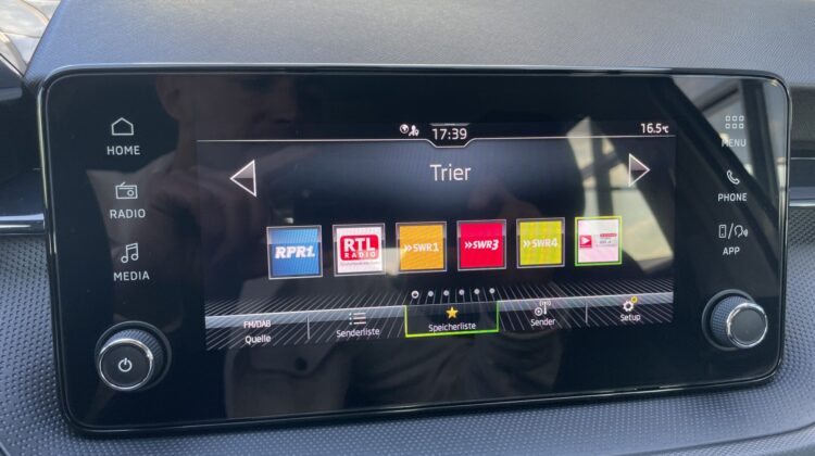 Fabia 1,0 Schalter Virtual Klima PDC LED Carplay