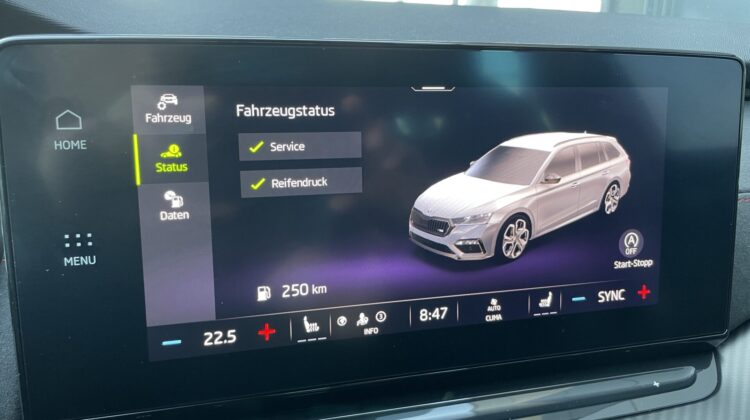 Octavia Combi 2,0TDi RS Leder Matrix Massage Key