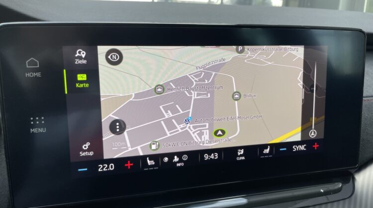 Octavia Combi 2,0TSi RS Matrix Kamera Schalter