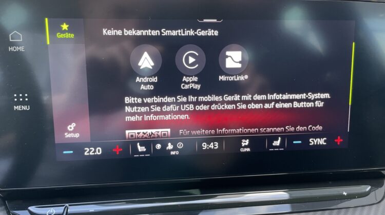 Octavia Combi 2,0TSi RS Matrix Kamera Schalter