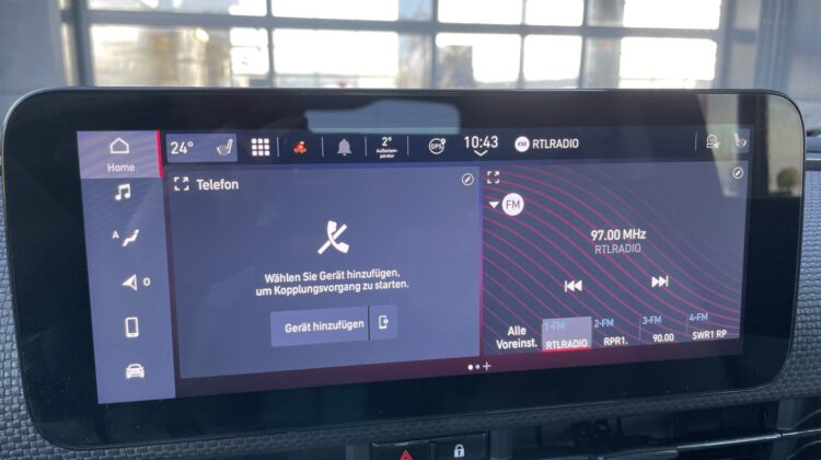 500e 3+1 La Prima Glasdach Leder Key Navi