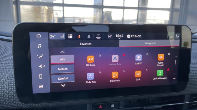 500e 3+1 La Prima Glasdach Leder Key Navi