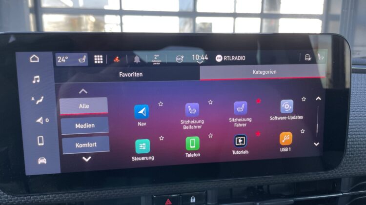 500e 3+1 La Prima Glasdach Leder Key Navi