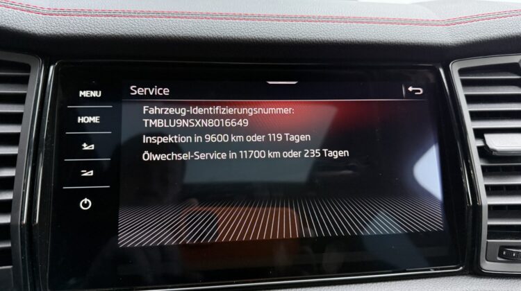 Kodiaq 2,0TSi RS 4×4 Pano Columbus Alcantara ACC