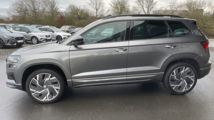 Karoq 2,0TSi DSG Sportline 4×4 Pano 19″ACC Navi