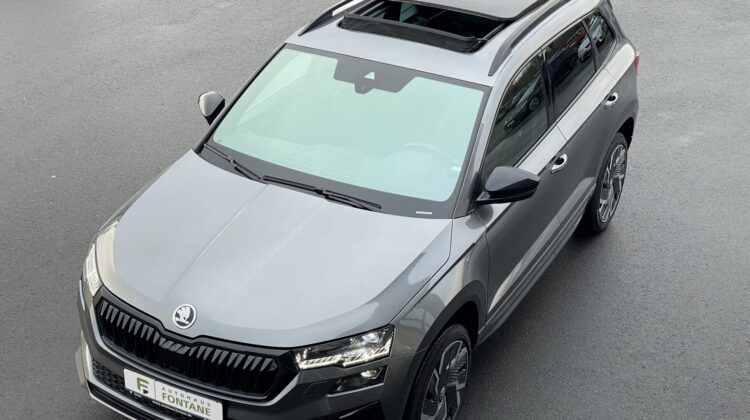 Karoq 2,0TSi DSG Sportline 4×4 Pano 19″ACC Navi