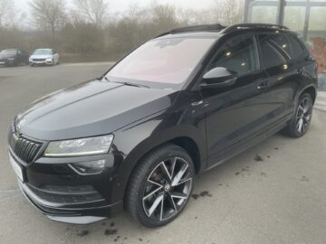 Karoq 2,0TDi Sportline 4×4 Pano AHK 360° el.Heck
