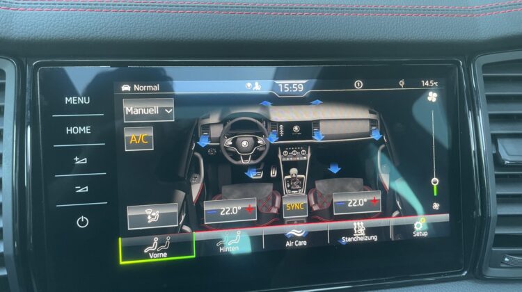 Kodiaq RS 4×4 Vollleder AHK Standhz Pano 360°DCC