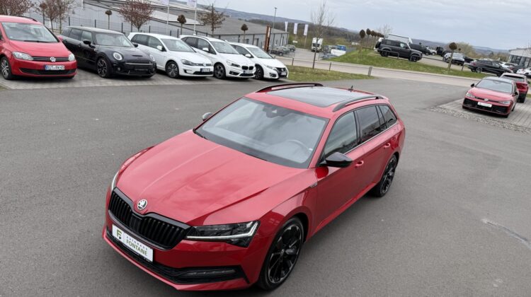 Superb 2.0TSI Sportline 4×4 Pano 19″ AHK Canton