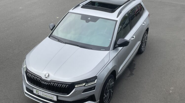 Karoq 2,0TSi Sportline 4×4 Pano AHK19″ Kam Leder