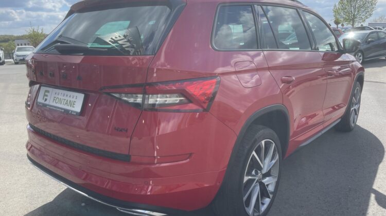 Kodiaq 2,0TDi Sportline 4×4 20″ Pano 360° Memory