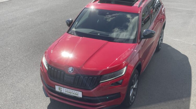 Kodiaq 2,0TDi Sportline 4×4 20″ Pano 360° Memory