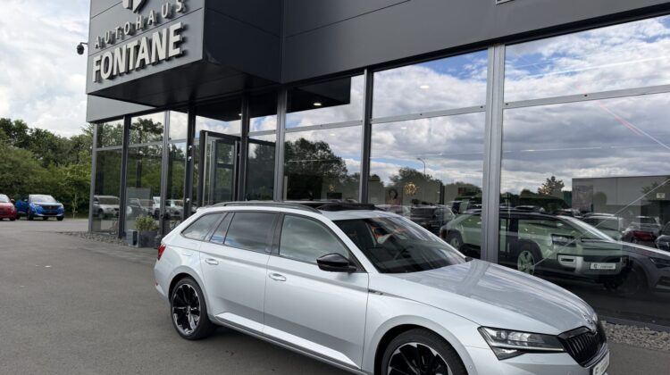Superb Kombi 2,0TDi Sportline 4×4 AHK Pano Canton